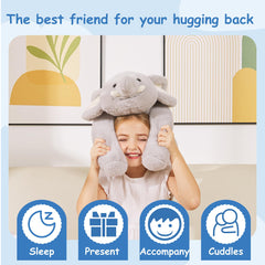 GILFWM Elephant Plush 20.5-inch size suitable for sofas and car rides.