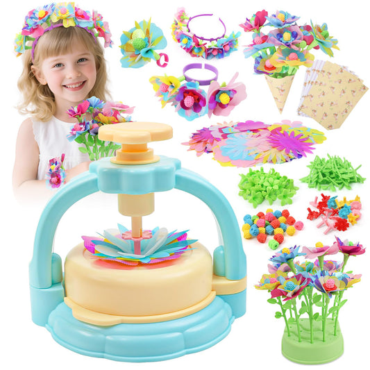 GILI Flower Craft Kit: blooming fabric flowers for creative play and fine motor skills.