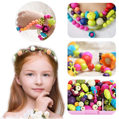 GILI Pop Beads Christmas tree ornament concept with colorful beads