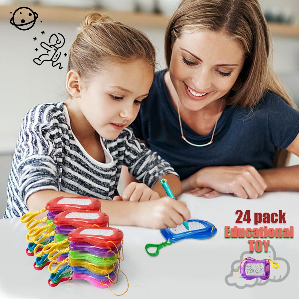 Giliger mini drawing board with backpack clip for mess-free doodling