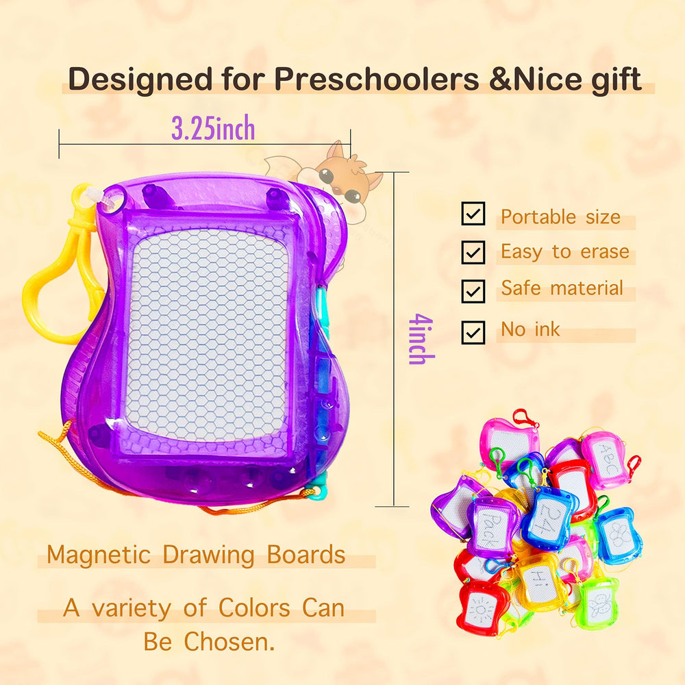 Giliger mini drawing board keychain side view, compact art for backpacks