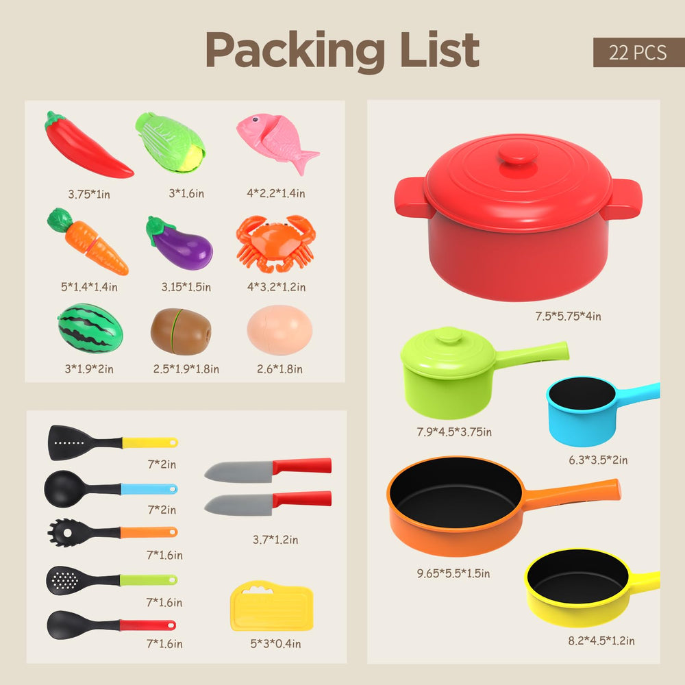 GILOBABY gift-ready kitchen set for birthdays and holidays.