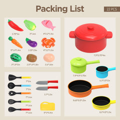 GILOBABY gift-ready kitchen set for birthdays and holidays.