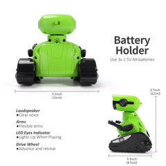 GILOBABY robot uses BPA-free ABS for safe, durable play