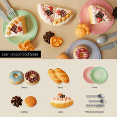 GILOBABY cookies set for pretend play boosts color recognition and storytelling
