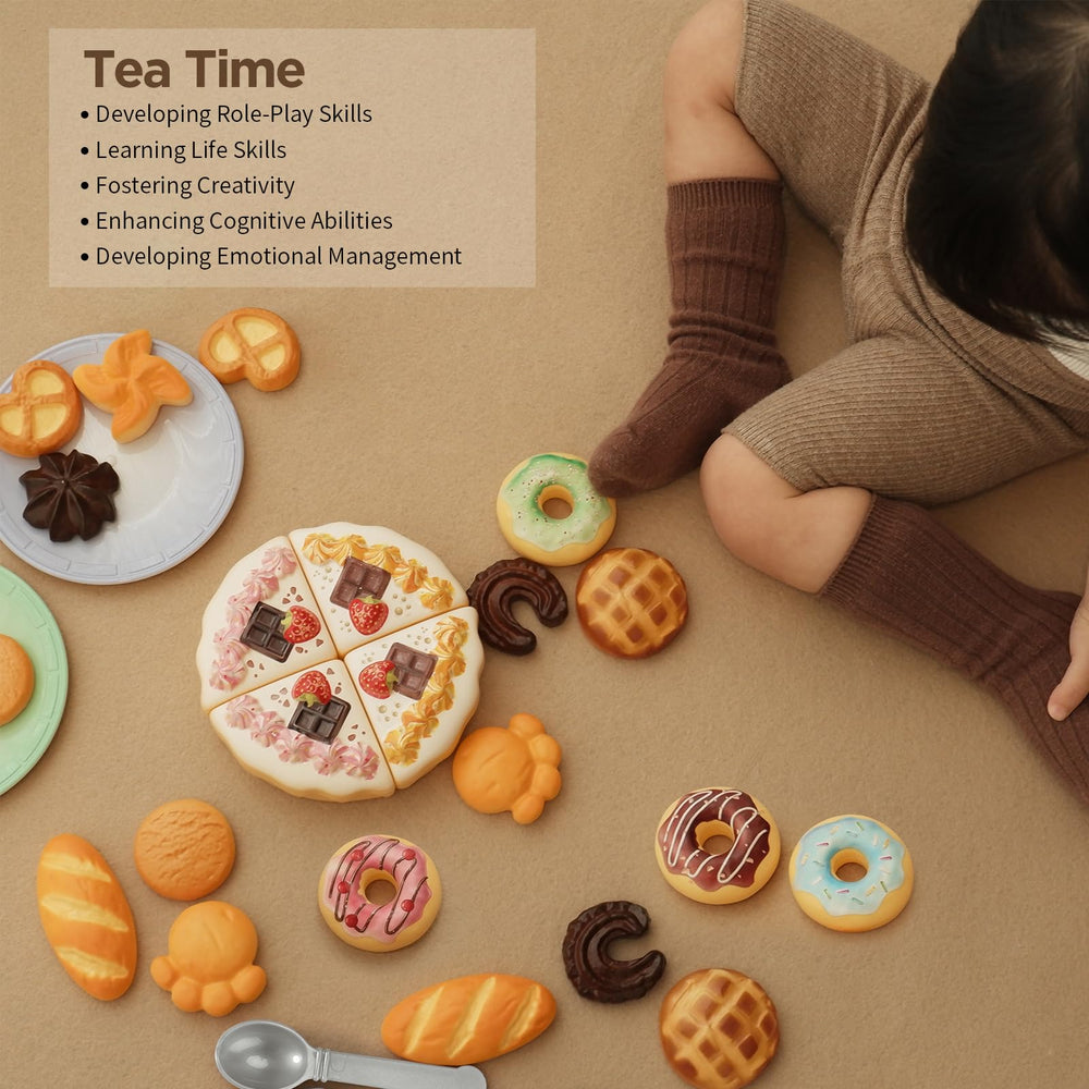 GILOBABY plates and tableware complete a pretend tea party