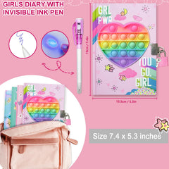 GINMLYDA invisible ink pen blue tip for hidden messages and play