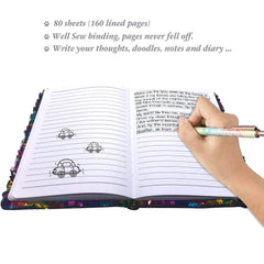 GINMLYDA sturdy sew-binding keeps pages flat for young writers