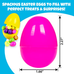 Giraffe Manufacturing bulk Easter eggs laid out for events