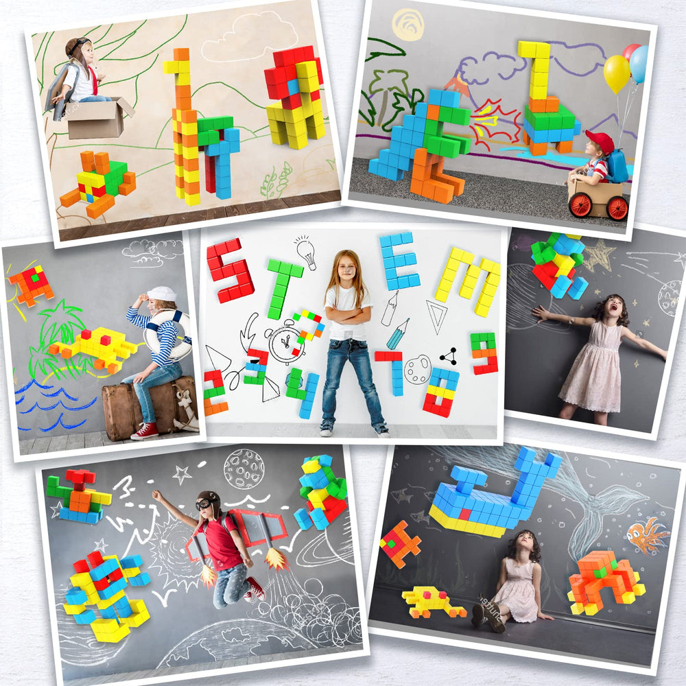Autism-friendly sensory play with Girigi magnetic blocks clicking softly