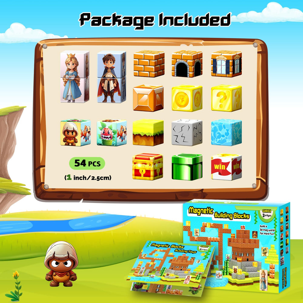 Girigi building scene demonstrates versatile play and learning.