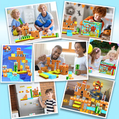 Girigi Easter basket idea featuring magnetic blocks gift.