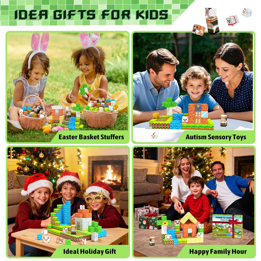 Girigi Magnetic Blocks Farmer Figure: a friendly guide to storytelling and role-play