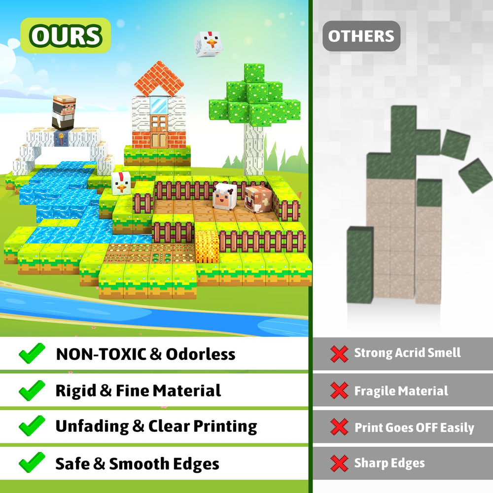 Girigi Magnetic Blocks Tower Design: sturdy, high-snap builds encourage confident construction