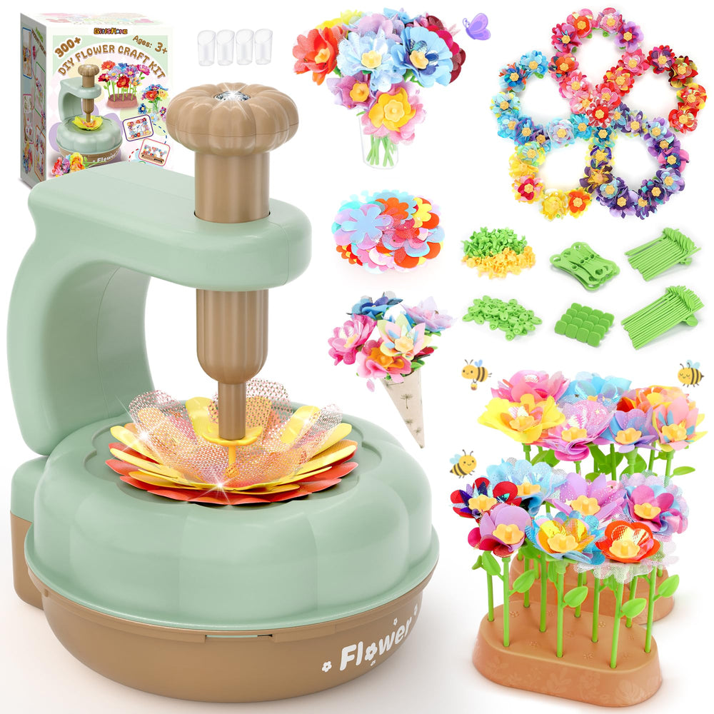 GirlsHome 300+ fabric flower accessories for endless bouquet creativity.