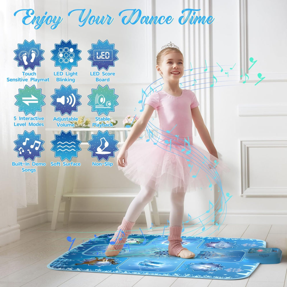 GirlsHome Dance Mat folds for easy storage after lively sessions.