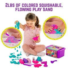 GirlZone 2lbs colored sand offering tactile texture for sculpting