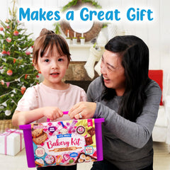 Gift-ready GirlZone baking set packaging makes a thoughtful surprise for young chefs