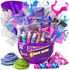 GirlZone Egg Surprise Galaxy Slime Kit box ready for galaxy slime crafting