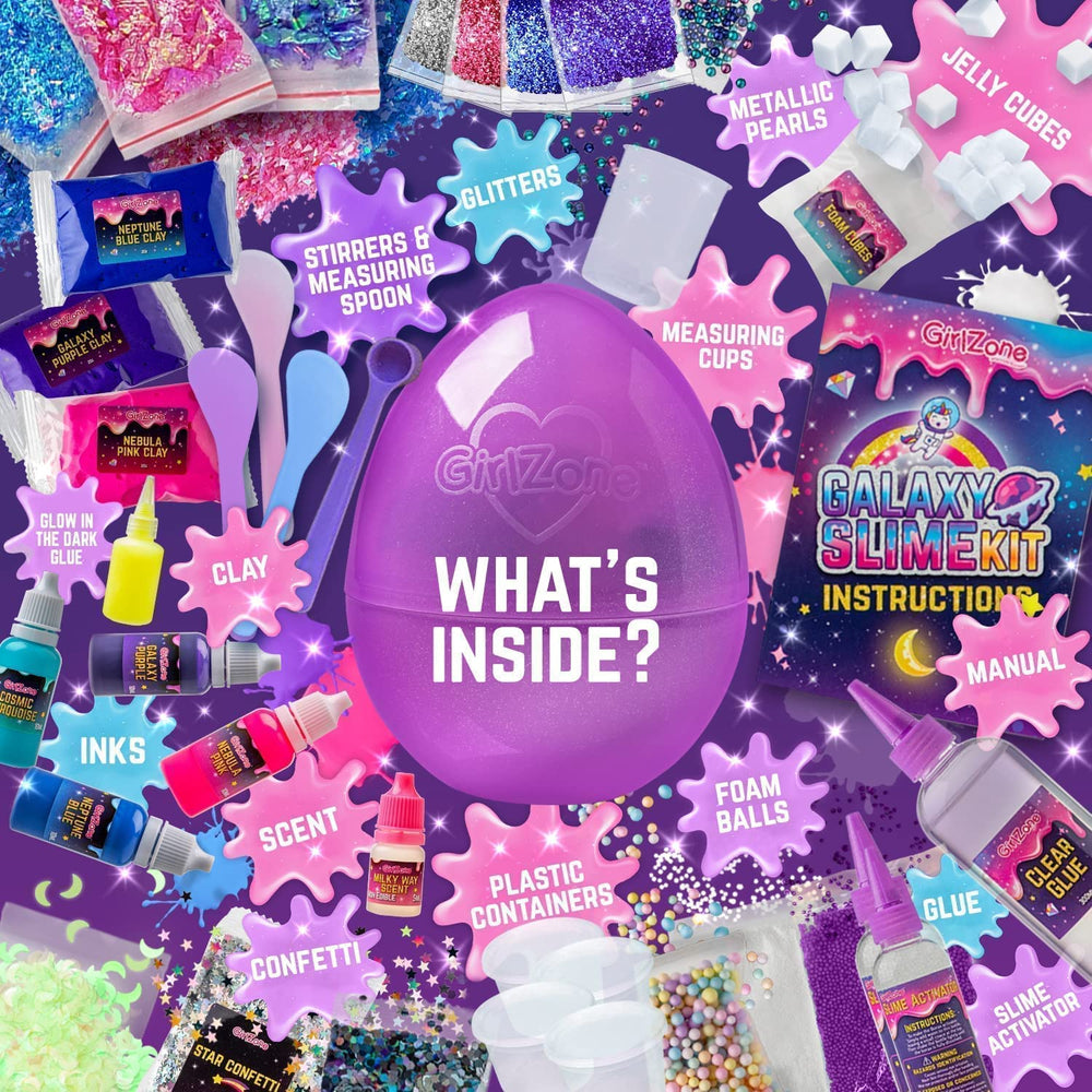 GirlZone glow-in-the-dark slime glows bright for cozy night-time fun
