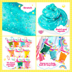 GirlZone My Cutie Pie Slime Kit storage case neatly storing add-ins