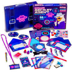 GirlZone Secret Agent Spy Kit: invisible ink pen for secret messages and decoding