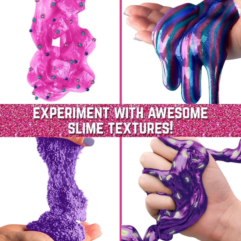 GirlZone slime kit base doubles as a portable mixing bowl for on-the-go crafting