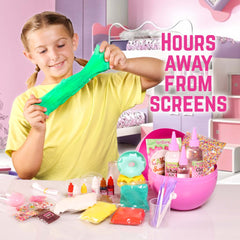 GirlZone Slime Gift Set evokes festive fun for a screen-free activity.