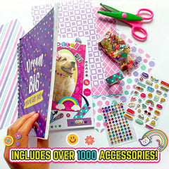 GirlZone washi tape and ribbons add colorful embellishments.