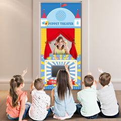 gisgfim blue and red patterns create a vibrant backdrop for pretend shows