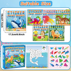 gisgfim paint by sticker forest animals book fuels creativity in young learners