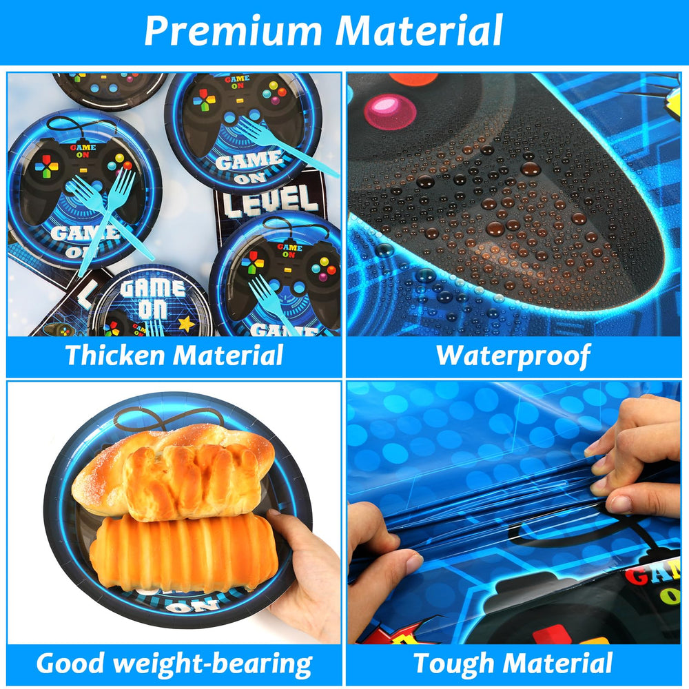 Gisgfim video game forks sturdy plastic for easy serving
