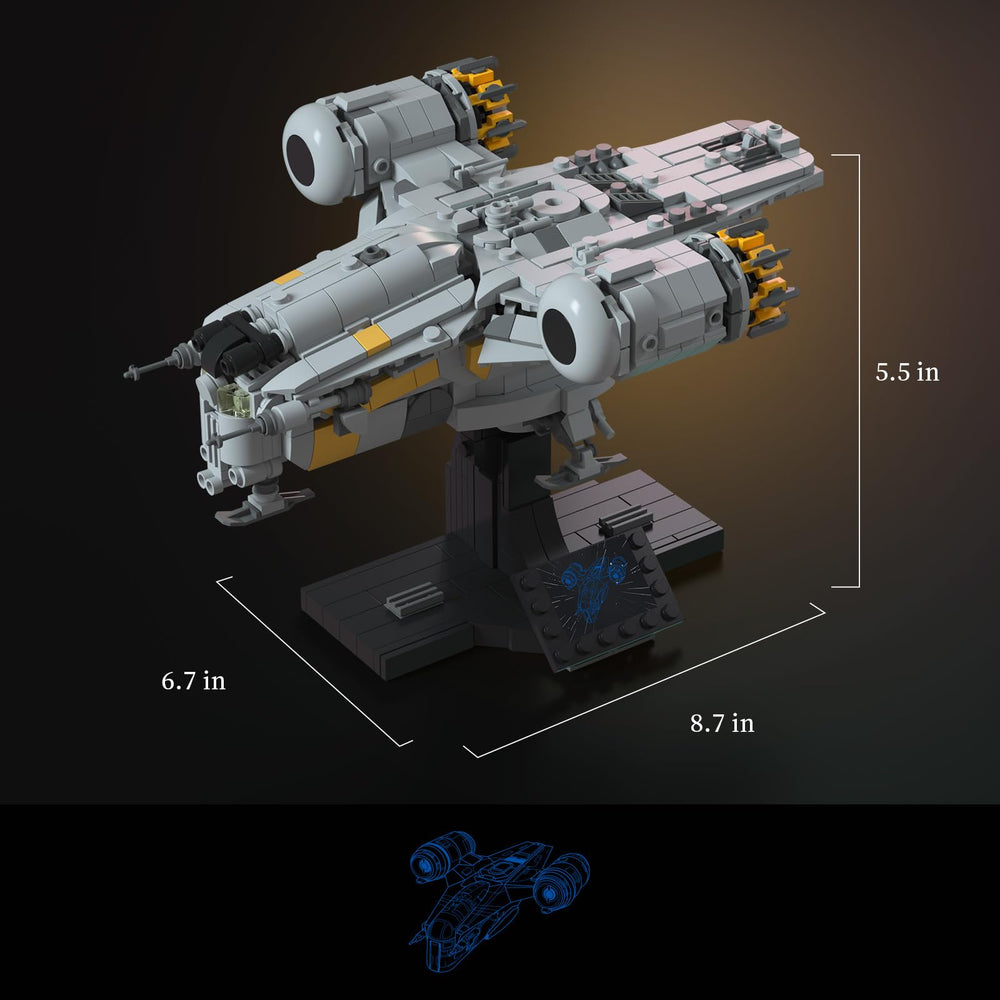 Givenni Star Ship bridge detail highlights cockpit precision for a striking display.