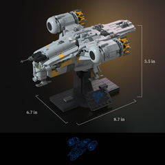 Givenni Star Ship bridge detail highlights cockpit precision for a striking display.