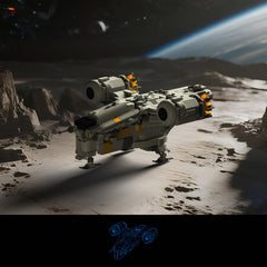 Givenni Star Ship engines reveal intricate contours for an authentic sci-fi model.