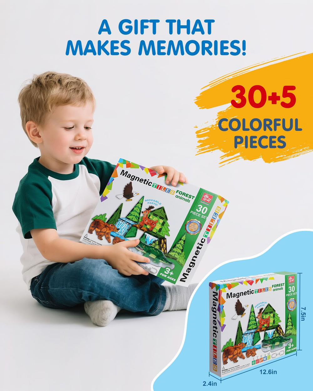 Givzan versatile set engages toddlers through early learners in creative play.