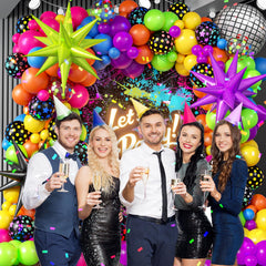 GIZIUXNE orange 10inch balloon brings cheerful energy to celebrations.