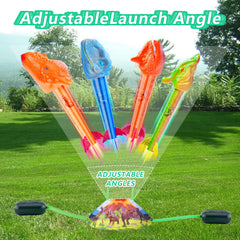 Gizzjoy step pads enable energetic foot-powered launches