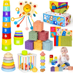 GJOF2YK 6-in-1 Montessori toy set components for versatile early learning