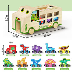 GJZZ gift-ready packaging includes 11 wooden vehicles