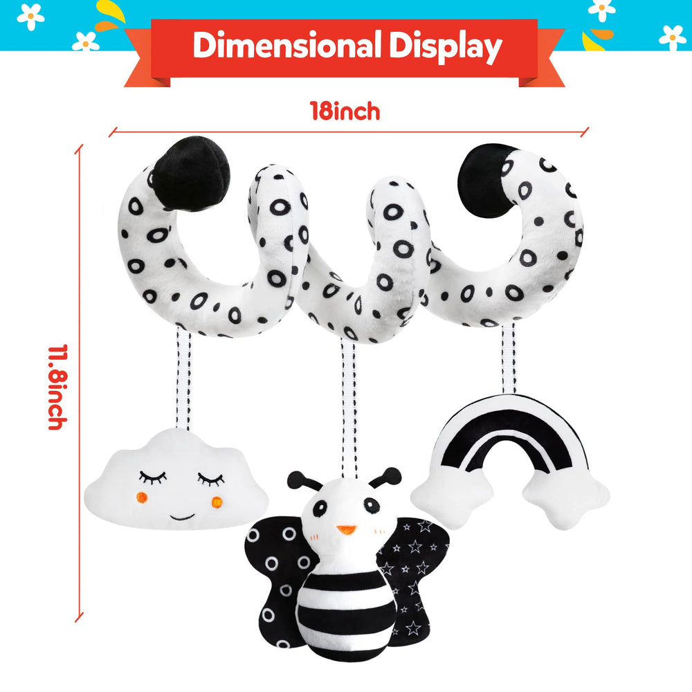 GKDOMS easy-attach strap keeps the toy in place on the go.