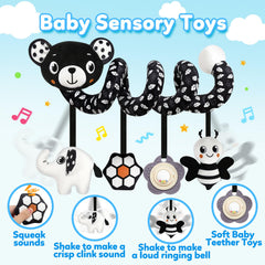 GKDOMS spiral hanging toy ideal for on-the-go infant stimulation