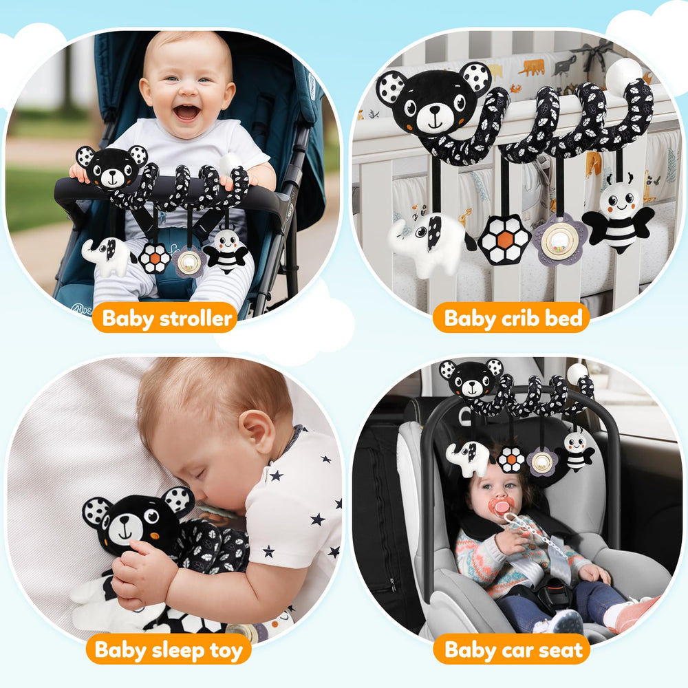 GKDOMS versatile baby toy fits crib, stroller, and car seat