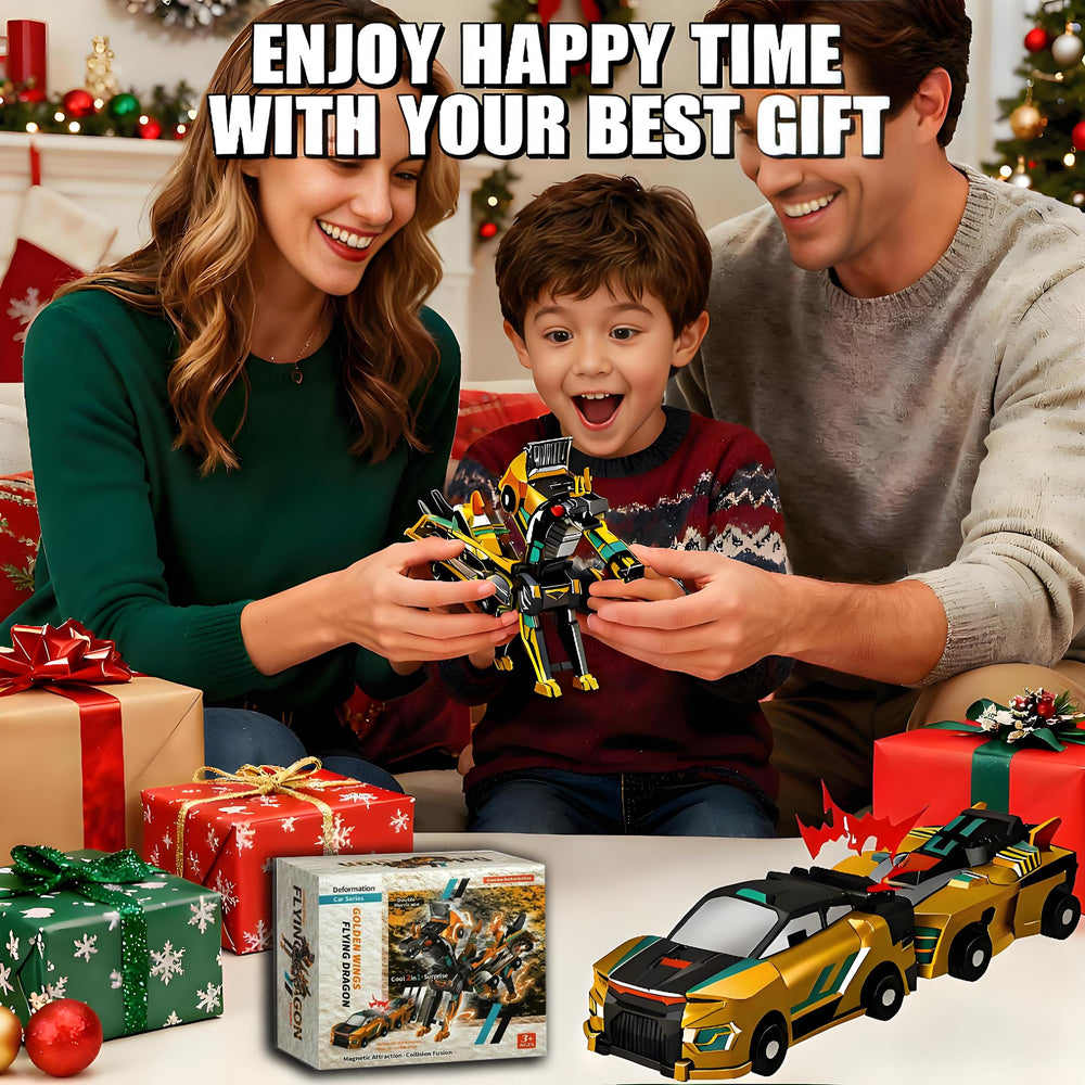 Gkiozu group play fun with magnetic transformable toy for siblings