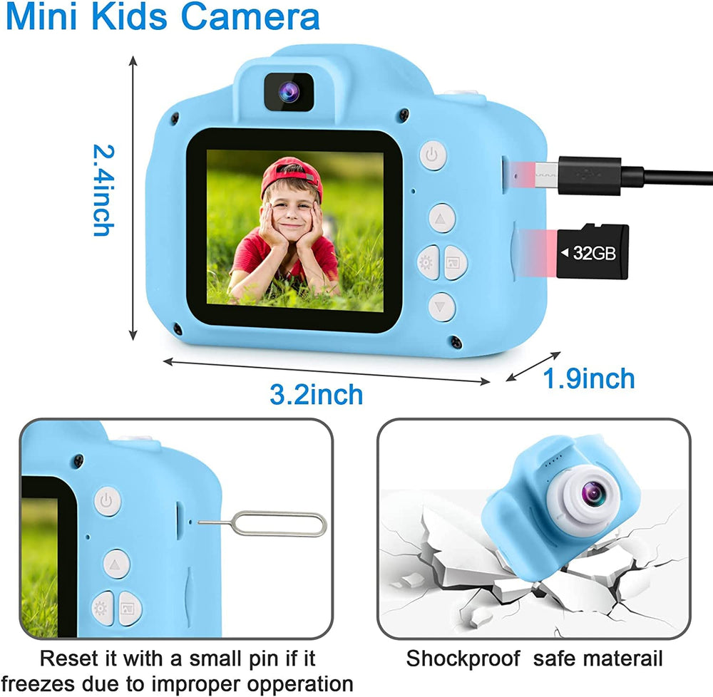 GKTZ Kids Camera battery life supports extended shooting