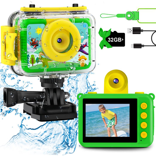GKTZ Kids Camera front view for portable adventure filming.