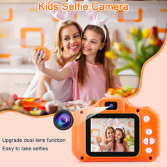 GKTZ Kids Camera side shot highlights compact, portable design for on the go play.