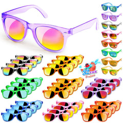 GKTZ Kids Neon Sunglasses in vibrant colors for sunny party fun.