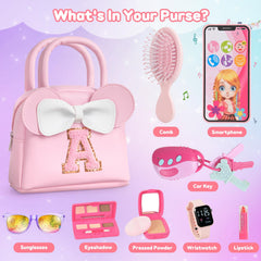 GKTZ Little Girl Purse phone showcases realistic toy phone for moms-and-daughters storytelling.