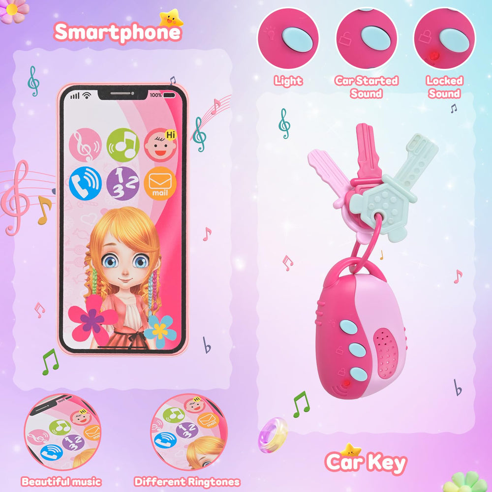 GKTZ Little Girl Purse wallet emphasizes organization skills during playful shopping adventures.
